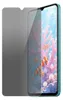 A privacy screen protector is shown on a smartphone with a colorful coral reef background on the screen. Produktbild-Vorschau