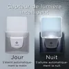 Lampes de nuit LED intégrées, lot de 2, avec prise, Voir les images du produit 4