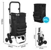 Faziango Treppensteiger Einkaufstrolley 51L Klappbar, Produktbild-Vorschau 2