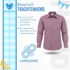 Trachtenhemd  für Lederhosen Langarm Trachtenmode mit Produktbild-Vorschau 9