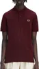Fred Perry Polo normale Passform bordeaux einfarbig Produktbild-Vorschau 11