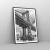 Gerahmtes Poster - Schwarzer Rahmen - Manhattan Brücke Produktbild-Vorschau 8