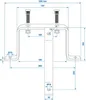 Reservewielhouder, inclusief accessoires, met een afstand Productafbeelding-voorbeeld 6