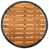 vidaXL Beistelltisch Schwarz 60 cm Poly Rattan und Produktbild-Vorschau 4
