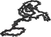 A close-up, isolated shot of a chainsaw chain on a white background. Produktbild-Vorschau