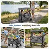 Sekey Faltbar Bollerwagen mit Dach, für 1 bis 2 Kinder, Produktbild-Vorschau 6