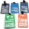 Gepäckanhänger mit Spruch, 5 Stück verschiedene Farben und Produktbild-Vorschau 2