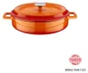 LAVA Bräter orange Ø 29 cm, Serie Casseroles round Höhe: Produktbild-Vorschau 9