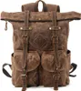 Sac à dos moto / sac moto Canvas # Vintage RG7 25 litres Voir les images du produit 1