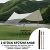 2 Stück Teleskop Zeltstange, Alu Aufstellstange Sonnensegel Produktbild-Vorschau 5