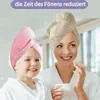 Haarturban Mikrofaser - Schnelltrocknendes Handtuch Mit Produktbild-Vorschau 4