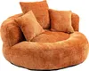 Sweiko Lazy Sofa Durable Confort Lounger haut dossier Pouf Voir les images du produit 14