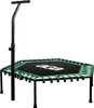Aga FITNESS Trampolin 130 cm Grün + Griff Produktbild-Vorschau 1