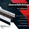 Těsnicí lišta na dveře - Hliník - Bílá - 1 m - S kartáčem Náhled obrázku produktu 3