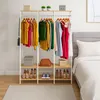 Relaxdays Garderobe, offen, Kleiderschrank, Ablagen & Produktbild-Vorschau 2
