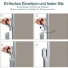 Jopassy  Seitenmarkise Markisen  Alu Markise Garten Braun Produktbild-Vorschau 6