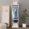 vidaXL Szafa biała 50x50x200 cm Materiał drewnopochodny Podgląd zdjęcia produktu 11