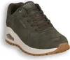 A single green Skechers sneaker is shown from a slightly elevated side angle against a white background. Voir les images du produit