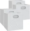Boîte pliante Vicco  Blanc 30x30cm Lot de 4, Model 29295 Voir les images du produit 7