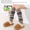 1 Paar Beinwärmer Legwarmers Damen Lange Winter Produktbild-Vorschau 6