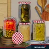 WELLGRO 25 x 550 ml Einmachgläser mit Schraubdeckel TO 82 – Produktbild-Vorschau 5