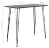 vidaXL 5-tlg. Bar-Set Schwarz und Grau Produktbild-Vorschau 7