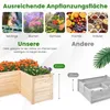 COSTWAY Hochbeet Gartenbeet Holz, Pflanzkasten, Produktbild-Vorschau 5