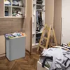 UISEBRT 140L Panier à linge pliable avec couvercle - Coffre Voir les images du produit 9