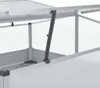 vidaXL Serra grigia in acciaio zincato 100×100×85 cm Anteprima dell’immagine prodotto 4