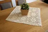 Nappes carrées en dentelle beige 60x60 carré crochet Voir les images du produit 4