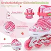 Roller COSTWAY pour enfants, 4 tailles réglables (30-33), Voir les images du produit 5