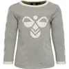 hummel hmlFLIPPER Baby-Langarmshirt grey melange 62 Produktbild-Vorschau 3