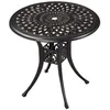 Yaheetech Gartentisch Balkontisch mit Schirmloch Produktbild-Vorschau 1