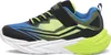 A side view of a single child's athletic shoe. Voir les images du produit