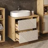 Mueble bajo lavabo Vicco Viola Roble artesanal 80 x 60 cm, Vista previa de la imagen del producto 4