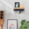 Schlüsselbrett mit Ablage, Schlüsselbrett Holz mit 6 Produktbild-Vorschau 2