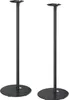 Two black speaker stands are shown against a white background. Náhled obrázku produktu