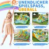 Nadmuchiwany zamek z zjeżdżalnią wodną FCH – 7 w 1 centrum Podgląd zdjęcia produktu 12