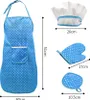 A product image showing a child's cooking set with dimensions indicated. Voir les images du produit