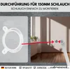 Flansch Adapter für 150mm Abluft Schlauch passend für Produktbild-Vorschau 2