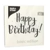Servietten, 3-lagig 1/4-Falz 33 cm x 33 cm "Happy Birthday" Produktbild-Vorschau 2