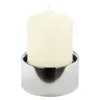 Fink Kerzenhalter SOBRIO DH 10x5 cm silber Produktbild-Vorschau 2