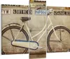 Bild auf Leinwand - Leinwandbild - Fahrrad Mauer Straße - Produktbild-Vorschau 1