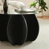 Konferenční stolek „Karhuvandi“ Ø 70 x 40 cm se skleněnou Náhled obrázku produktu 6