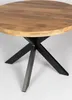 Zita Home Esstisch 110cm rund echtes Massivholz mit Produktbild-Vorschau 6