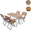 Biergarten-Set MCW-J40, Bistroset Klapptisch Klappstuhl, Produktbild-Vorschau 9