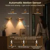 2x Moderní LED nástěnná lampa s pohybovým senzorem, vnitřní Náhled obrázku produktu 10