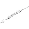 Unique Armband aus Sterlingsilber mit Schmetterling (Länge: Produktbild-Vorschau 4