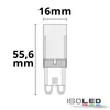 ISOLED G9 LED 32SMD, 5W, warmweiß , dimmbar Produktbild-Vorschau 3