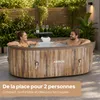 Arebos AR-HE-SPA2OHH, Braun, 650 mm, 22 kg Voir les images du produit 6